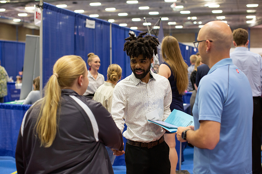 About 2,000 students and alumni seeking professional positions and co-op internship experiences attend the Career Conference events each year.