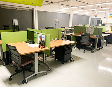 Industrial and Product Design Lab space.