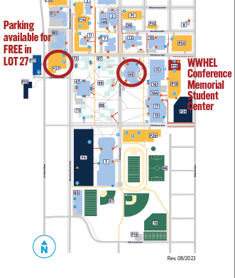 Parking Map Graphic - Lot 27 - WWHEL Conference