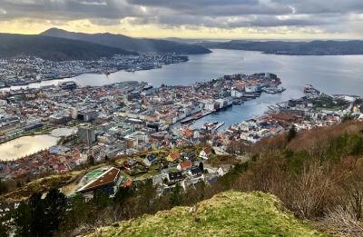 Funicular Bergen in Norway